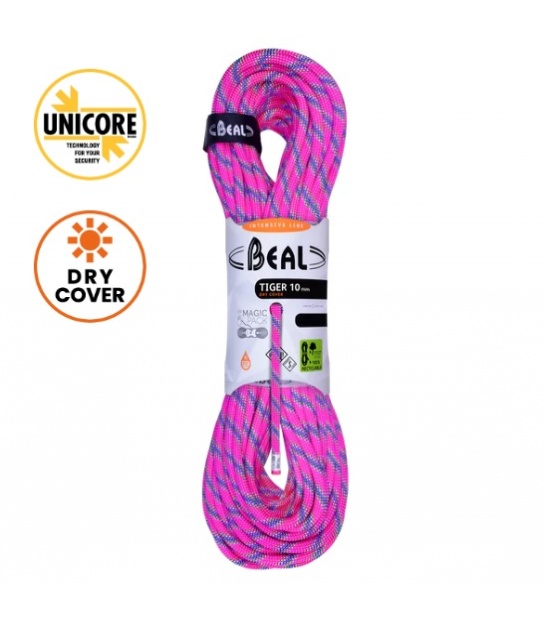 CUERDA ESCALADA TIGER DRY COVER 10mm BEAL