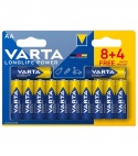 PILA REDONDA AA 1,5V 8+4 uds VARTA