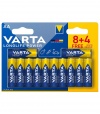 PILA REDONDA AA 1,5V 8+4 uds VARTA
