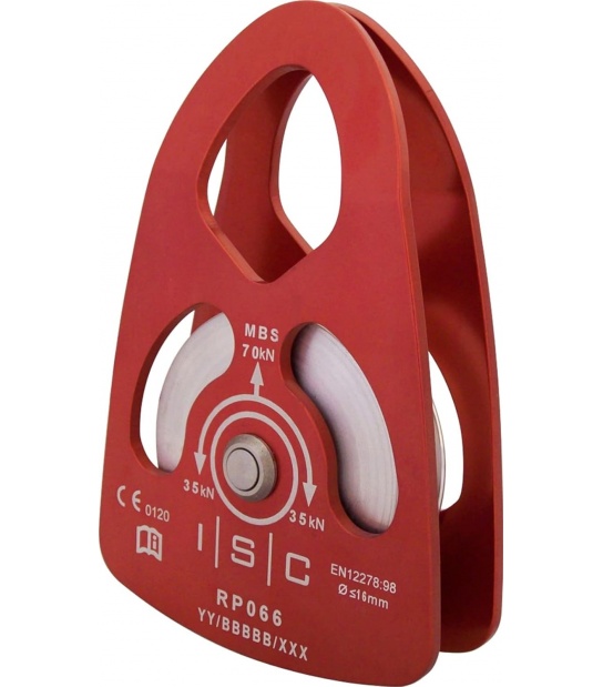 Polea Aliminio Grande 16mm 70kN ISC