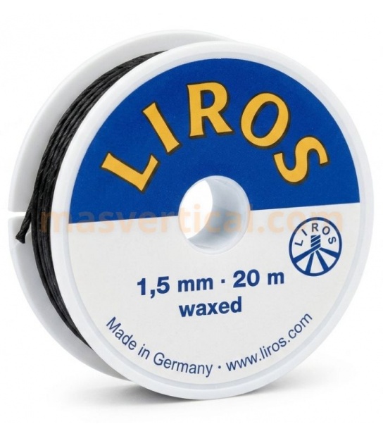HILO ANUDAR 20M 1.5MM NEGRO LIROS