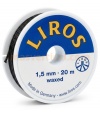 HILO ANUDAR 20M 1.5MM NEGRO LIROS