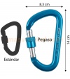 MOSQUETÓN GRANDE ROSCA PEGASO 40 kN QI'ROC