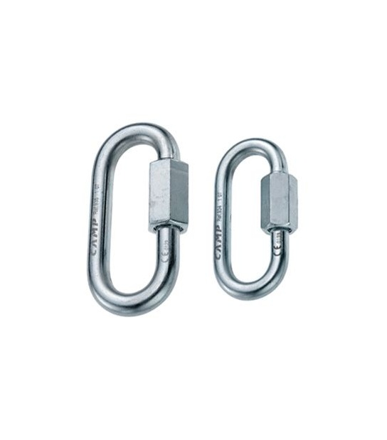 MAILLON OVAL QUICK LINK 10 MM ACERO CAMP